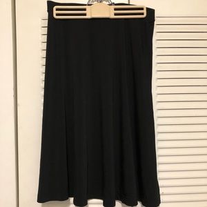 Knee length skirt